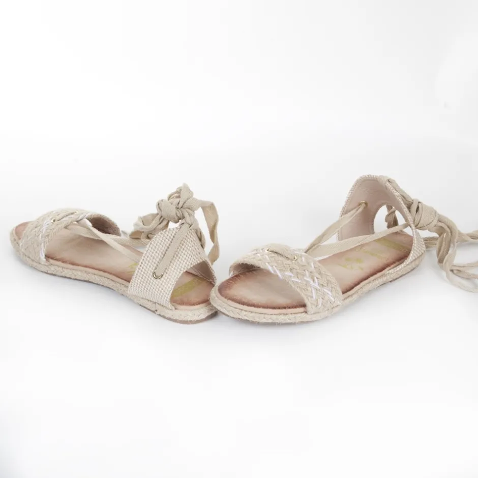 sandalia_plana_yute__natu_5.webp Calzaro Sandalias | Alpargatas | Sandalia Plana Yute 665 Natural