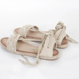 Calzaro Sandalias | Alpargatas | Sandalia Plana Yute 665 Natural