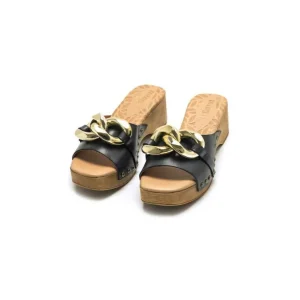 Calzaro Zuecos | Sandalia Tacón 51575 Elois Negro