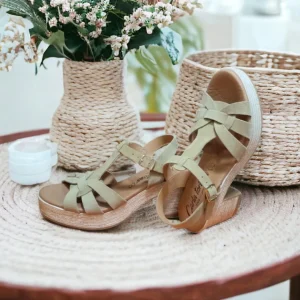 Calzaro Sandalias | Sandalia Tacón Ancho y Plataforma 32403 Taupe