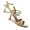 Calzaro Zapatos De Tac贸n | Zapatos De Tac贸n | Sandalia Tacón Fino 68405 Nuin Beige Arena