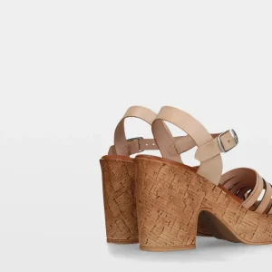 Calzaro Sandalias | Sandalia Tacón Sport Katya Natural Beige