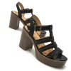 Calzaro Zapatos De Tac贸n | Zapatos De Tac贸n | Sandalia Tacón Sport New 67 53384 Negra.