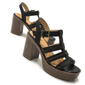 Calzaro Zapatos De Tac贸n | Zapatos De Tac贸n | Sandalia Tacón Sport New 67 53384 Negra.
