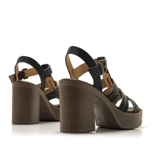 Calzaro Zapatos De Tac贸n | Zapatos De Tac贸n | Sandalia Tacón Sport New 67 53384 Negra.