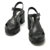 Calzaro Sandalias | Sandalias | Sandalia Tacón Sport Saba 52992 Negra.