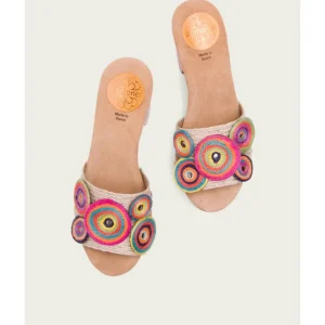 Calzaro Zuecos | Sandalias | Sandalia Tacón Yute Colores Gladis 2885.