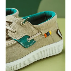 Calzaro Deportivas Casual | Wallaby Casual WP150 Flag Boat Beige