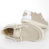 Calzaro Deportivas Casual | Zapatilla Cordones Casual 40003 Braided Beige Off White
