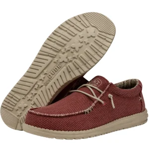 Calzaro Deportivas Casual | Zapatilla Cordones Casual 40003 Braided Rojo