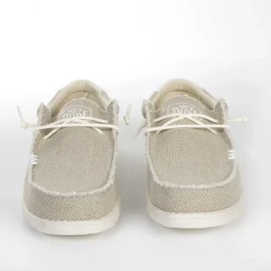 Calzaro Deportivas Casual | Zapatilla Cordones Casual 40003 Braided Beige Off White