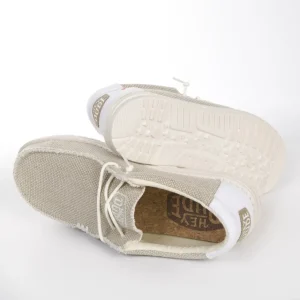 Calzaro Deportivas Casual | Zapatilla Cordones Casual 40003 Braided Beige Off White