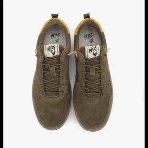 Calzaro Zapatos Con Cordones | Deportivas Casual | Zapatilla KUME Kaki.