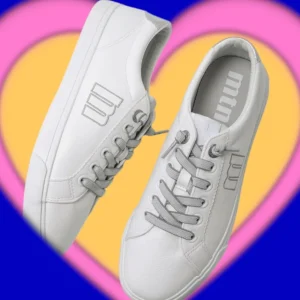Calzaro Deportivas | Casual | Zapatillas Deportivas 60142 Aria Blanca y Plata.