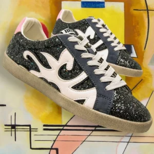 Calzaro Deportivas | Casual | Zapatillas Deportivas 60572 Bowie Azul Glitter.
