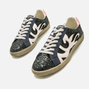 Calzaro Deportivas | Casual | Zapatillas Deportivas 60572 Bowie Azul Glitter.
