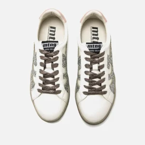 Calzaro Deportivas | Casual | Zapatillas Deportivas 60572 Bowie Blanca Glitter Gris.
