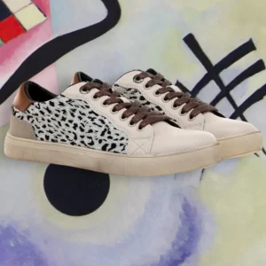 Calzaro Deportivas | Casual | Zapatillas Deportivas 60406 Susan Hielo y Negro Animal Print.