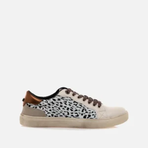 Calzaro Deportivas | Casual | Zapatillas Deportivas 60406 Susan Hielo y Negro Animal Print.