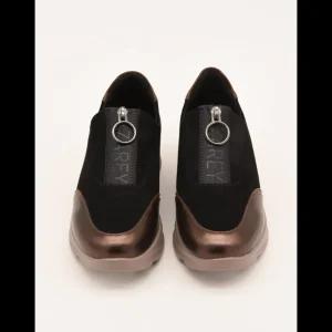 Calzaro Zapatos Con Cordones | Casual | Zapatillas Deportivas 494H864 Negras con Cierre Cremallera