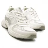 Calzaro Deportivas | Casual | Zapatillas Deportivas Mujer Chica 60438 Daddy Blanco y Plata