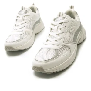 Calzaro Deportivas | Casual | Zapatillas Deportivas Mujer Chica 60438 Daddy Blanco y Plata