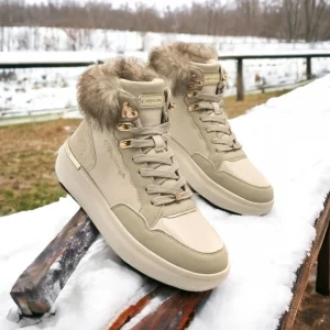 Calzaro Botas De Pelo | Zapatillas Deportivas Mujer 63358 Varese Beige