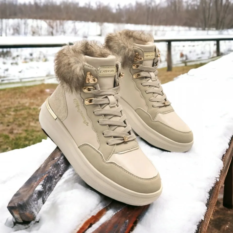 zapatillas_deportivas_muj_2.webp Calzaro Botas De Pelo | Zapatillas Deportivas Mujer 63358 Varese Beige