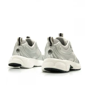 Calzaro Deportivas | Casual | Zapatillas Deportivas Mujer Chica 60438 Daddy Plata y Gris.