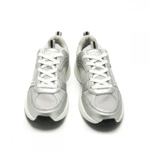 Calzaro Deportivas | Casual | Zapatillas Deportivas Mujer Chica 60438 Daddy Plata y Gris.