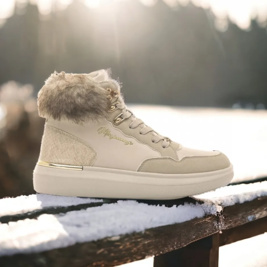 zapatillas_deportivas_muj_4.webp Calzaro Botas De Pelo | Zapatillas Deportivas Mujer 63358 Varese Beige