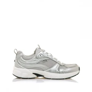 Calzaro Deportivas | Casual | Zapatillas Deportivas Mujer Chica 60438 Daddy Plata y Gris.