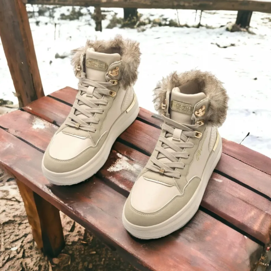 zapatillas_deportivas_muj_5.webp Calzaro Botas De Pelo | Zapatillas Deportivas Mujer 63358 Varese Beige
