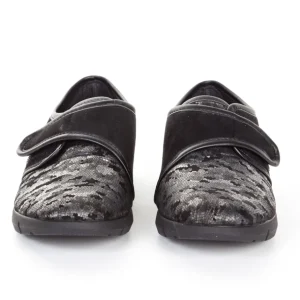 Calzaro Confort | Zapatillas Lycra Mujer 287 Negro