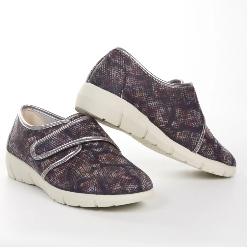 zapatillas_lycra_mujer__v_4.webp Calzaro Confort | Zapatillas Lycra Mujer 281 Velcro Azulados