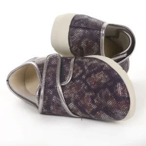 Calzaro Confort | Zapatillas Lycra Mujer 281 Velcro Azulados
