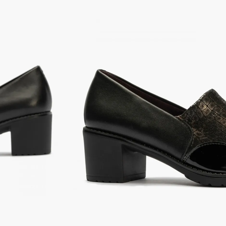 zapato_abotinado_con_lycr_2.webp Calzaro Confort | Zapato Abotinado con Lycra 5330 para Mujer