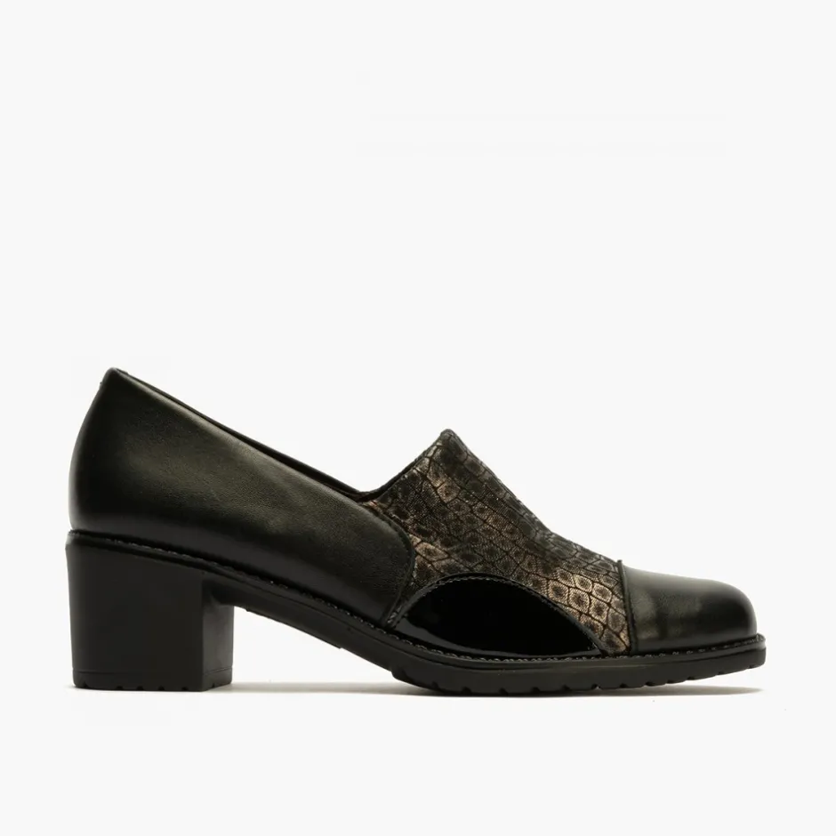 zapato_abotinado_con_lycr_3.webp Calzaro Confort | Zapato Abotinado con Lycra 5330 para Mujer