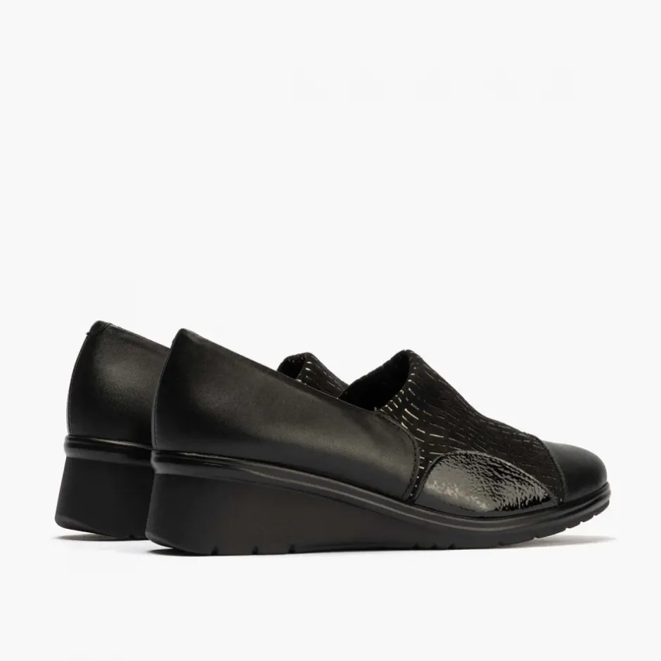 zapato_abotinado_lycra_pa_3.webp Calzaro Confort | Zapato abotinado Lycra para Mujer 10033 color Negro