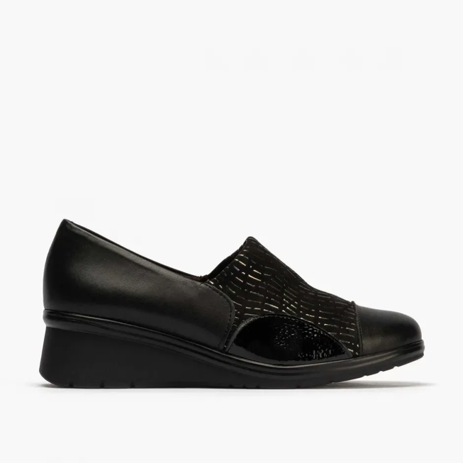 zapato_abotinado_lycra_pa_4.webp Calzaro Confort | Zapato abotinado Lycra para Mujer 10033 color Negro