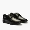 Calzaro Zapatos Con Cordones | Zapato Blucher Hombre 110 en Piel Napa Lisa Negra