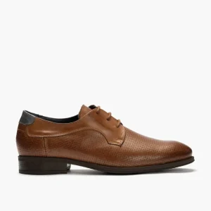 Calzaro Zapatos Con Cordones | Zapato Blucher Hombre con Cordones 4810 Marrón Claro