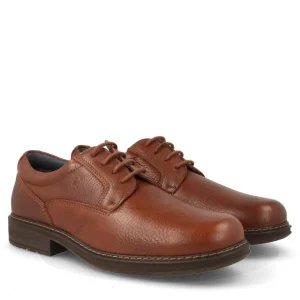 Calzaro Zapatos Con Cordones | Zapato Blucher Hombre con Cordones 122 Cuero Libano.