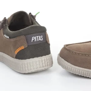 Calzaro Zapatos Con Cordones | Deportivas Casual | Zapato Casual  Pau WP150 Water Proof Serraje Kaki