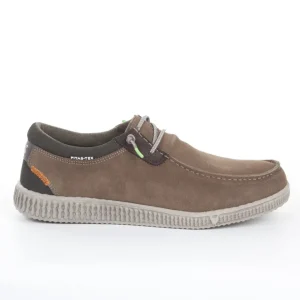Calzaro Zapatos Con Cordones | Deportivas Casual | Zapato Casual Pau WP150 Water Proof Serraje Kaki
