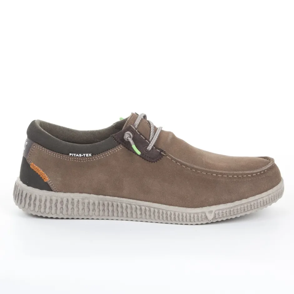 zapato_casual_pau_wp_wate_2-1.webp Calzaro Zapatos Con Cordones | Deportivas Casual | Zapato Casual Pau WP150 Water Proof Serraje Kaki