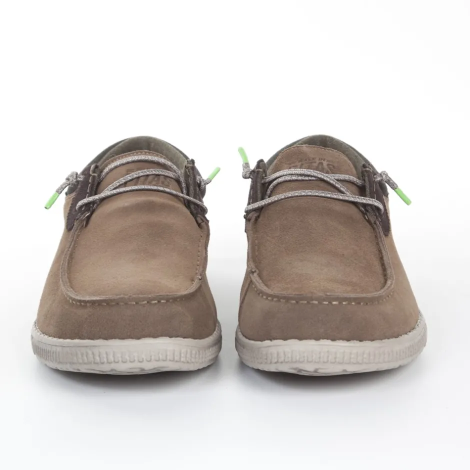 zapato_casual_pau_wp_wate_3-1.webp Calzaro Zapatos Con Cordones | Deportivas Casual | Zapato Casual Pau WP150 Water Proof Serraje Kaki