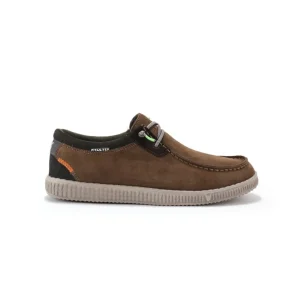 Calzaro Zapatos Con Cordones | Deportivas Casual | Zapato Casual  Pau WP150 Water Proof Serraje Marrón