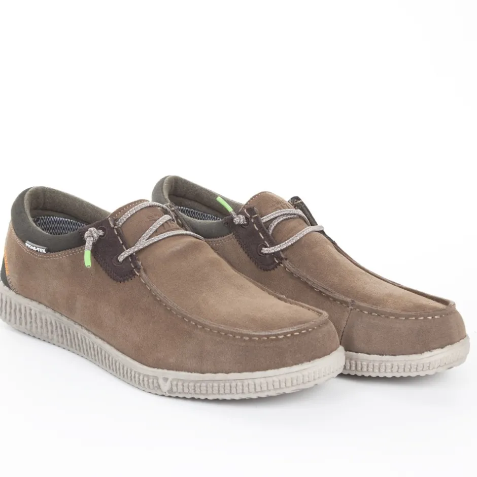 zapato_casual_pau_wp_wate_5.webp Calzaro Zapatos Con Cordones | Deportivas Casual | Zapato Casual Pau WP150 Water Proof Serraje Kaki