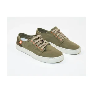 Calzaro Deportivas Casual | Zapato Cordón Casual Corfu Suede Kaki